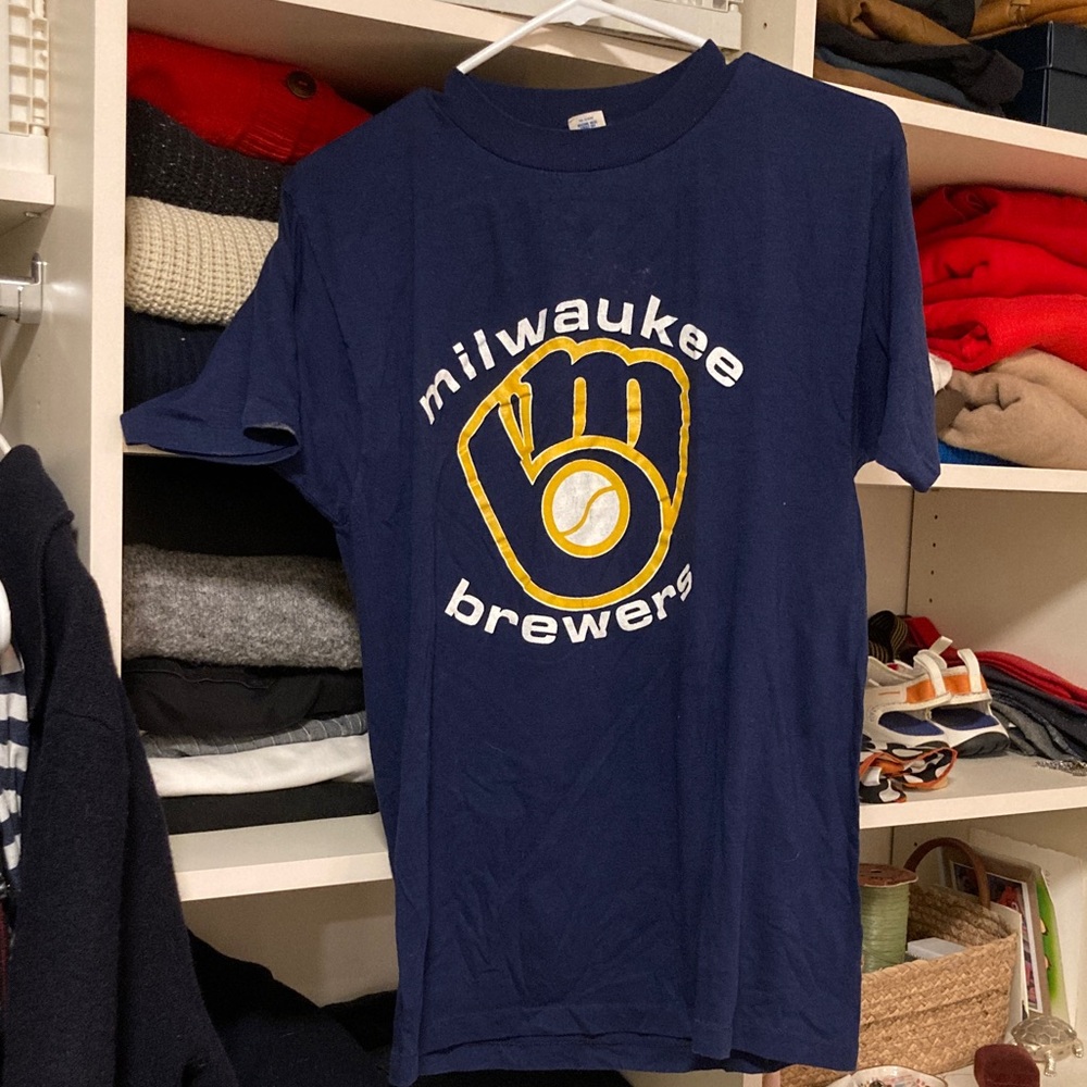 Milwaukee Brewers Navy T-Shirt